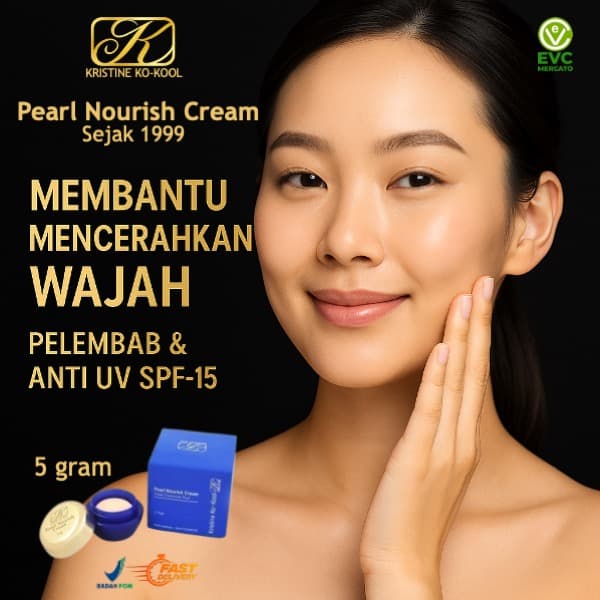 Pearl Cream Kristine Ko Kool (Made In Taiwan) - gambar 1